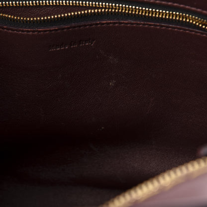 Celine Smooth Calfskin Small Edge Shoulder Bag Burgundy 8 of 16