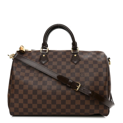 Louis Vuitton Damier Ebene Speedy Bandouliere 35 1 of 13