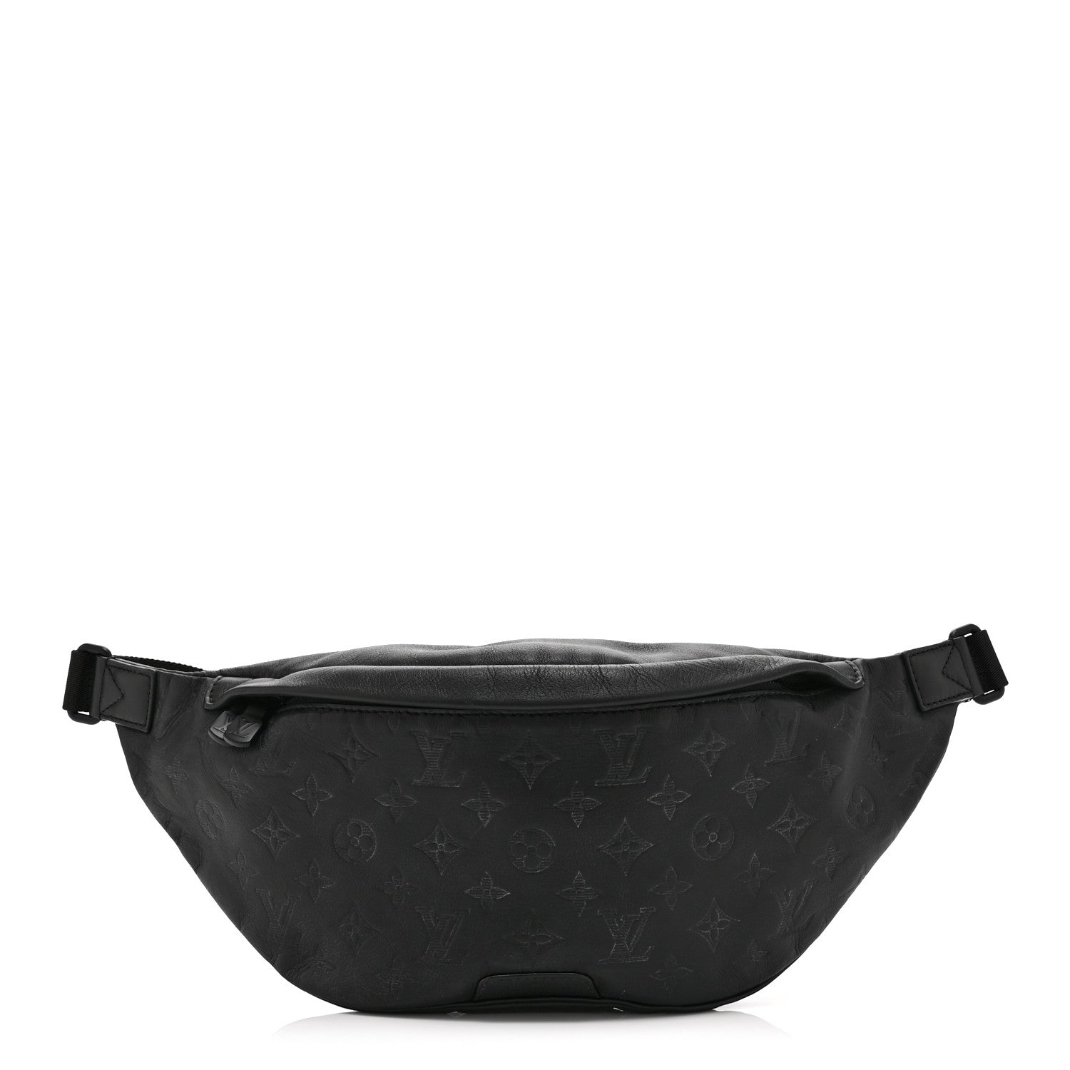 Louis Vuitton Calfskin Monogram Shadow Discovery Bumbag Black 1 of 9