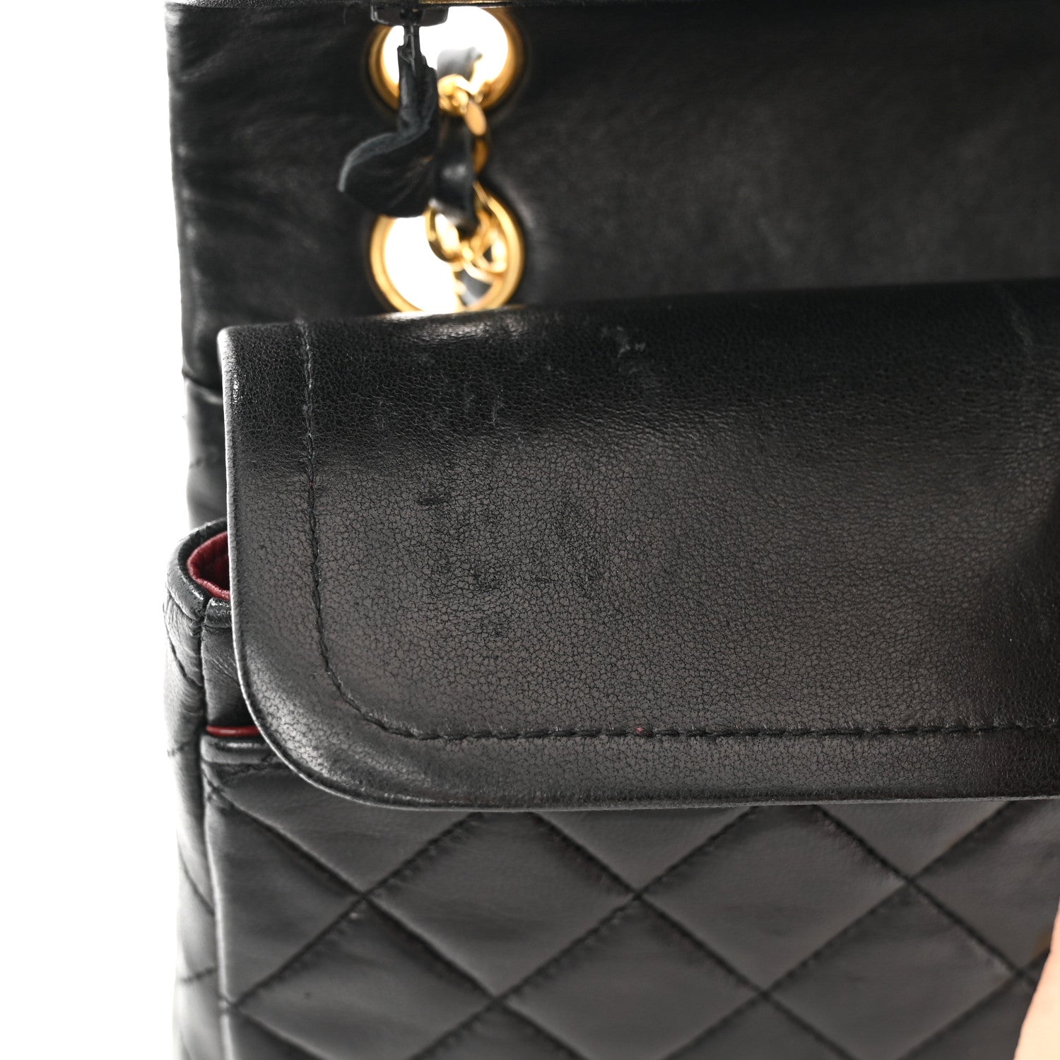 Chanel Lambskin Quilted Small Double Flap Black 14 of 14