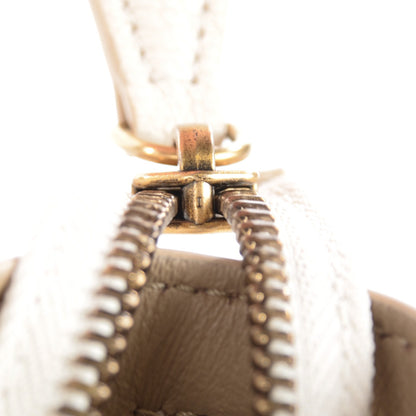 Celine Drummed Calfskin Nano Luggage White 9 of 9