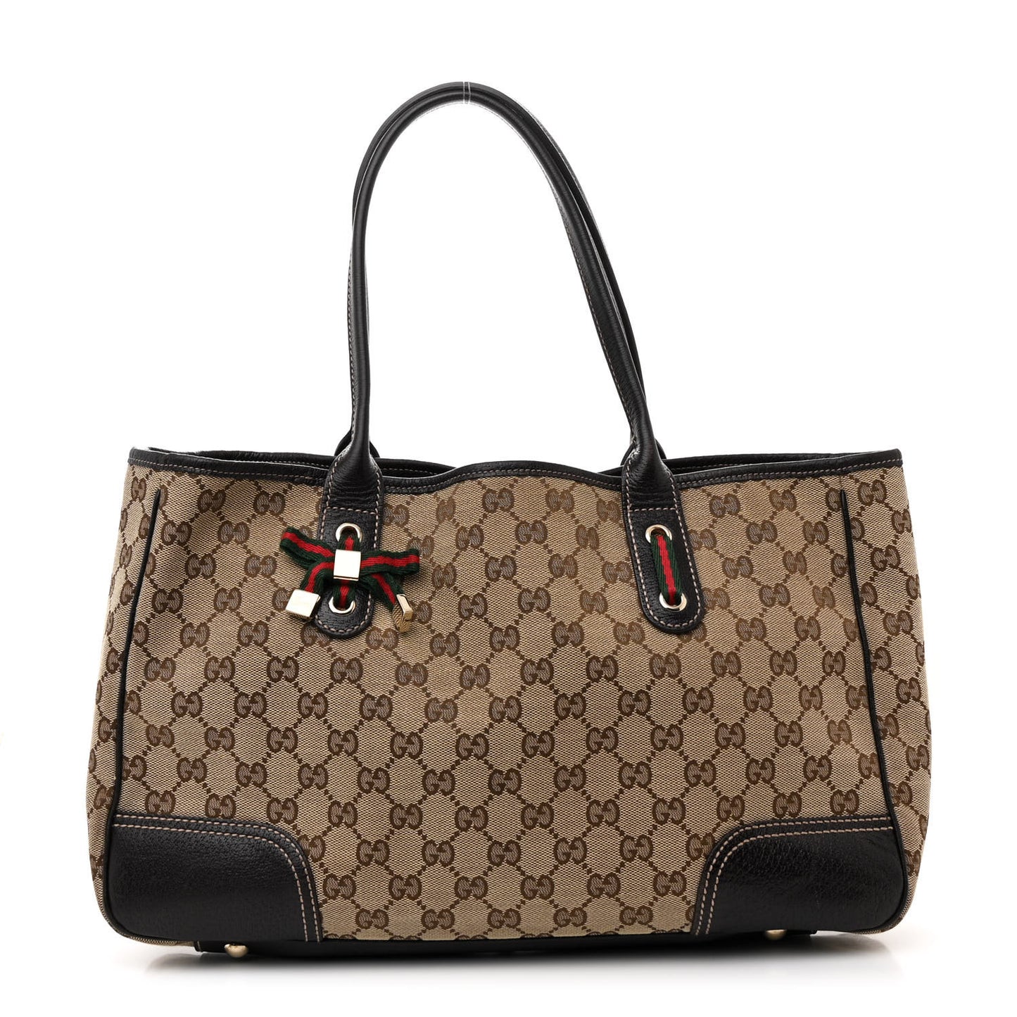 Monogram Medium Princy Tote Dark Brown