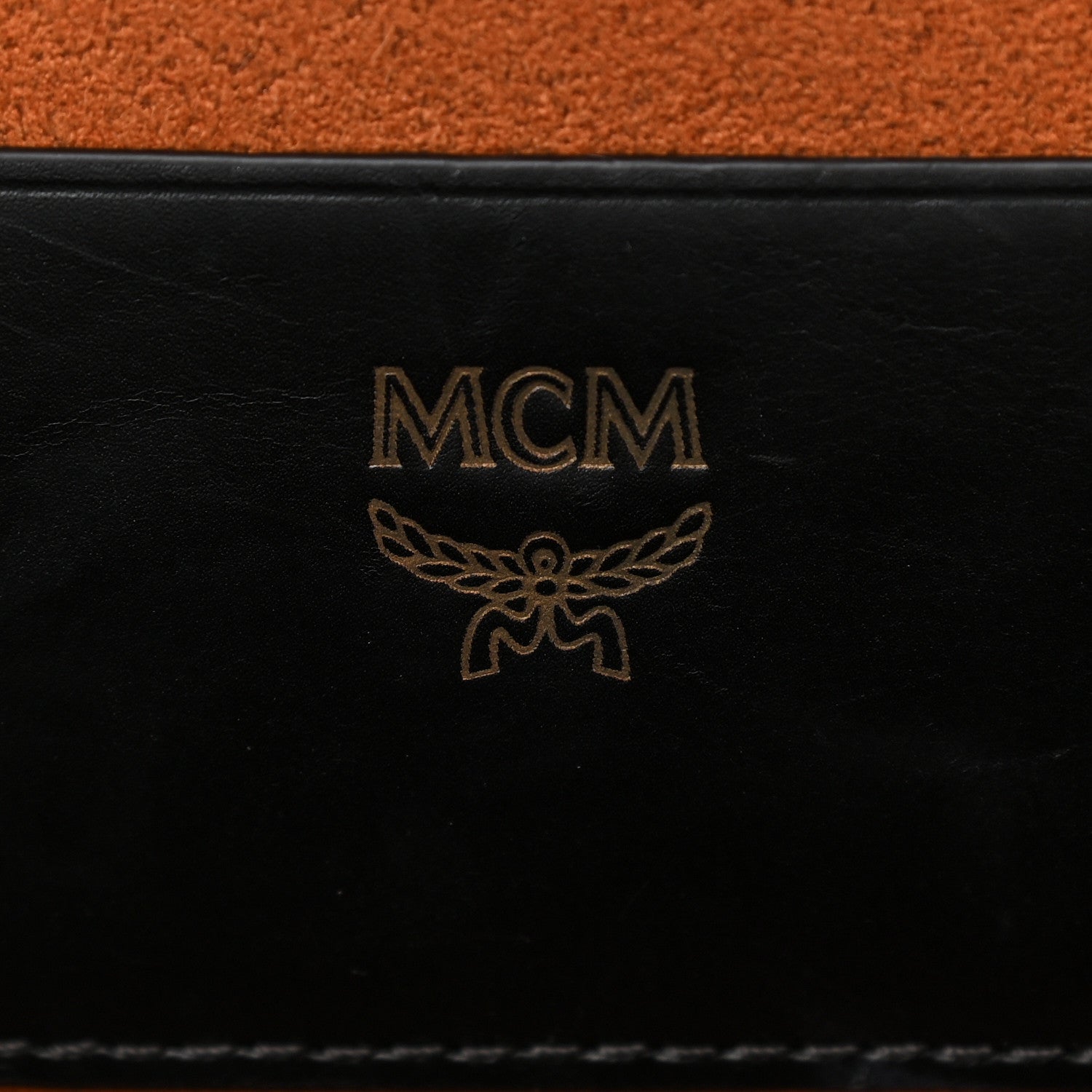MCM Calfskin Studded Outline Shoulder Bag Red 6 of 9
