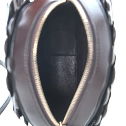 Valentino Garavani Nappa Atelier 03 Rose Edition Round Crossbody Bag Bitter Chocolate 7 of 9