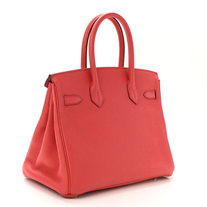 Hermes Togo Birkin 30 Rouge Pivoine 3 of 12