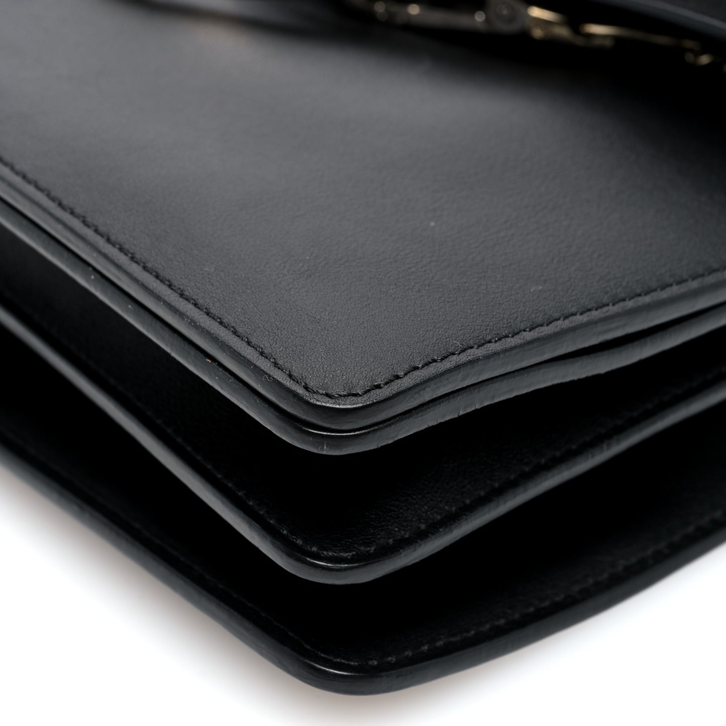 Suede Calfskin Medium Faye Shoulder Bag Black