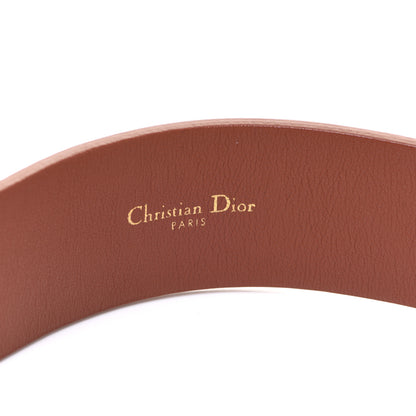 Christian Dior Calfskin 30 Montaigne Belt 75 Brown 4 of 4