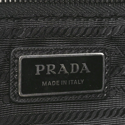 Prada Tessuto Re-Nylon Saffiano Belt Bag Black 6 of 9
