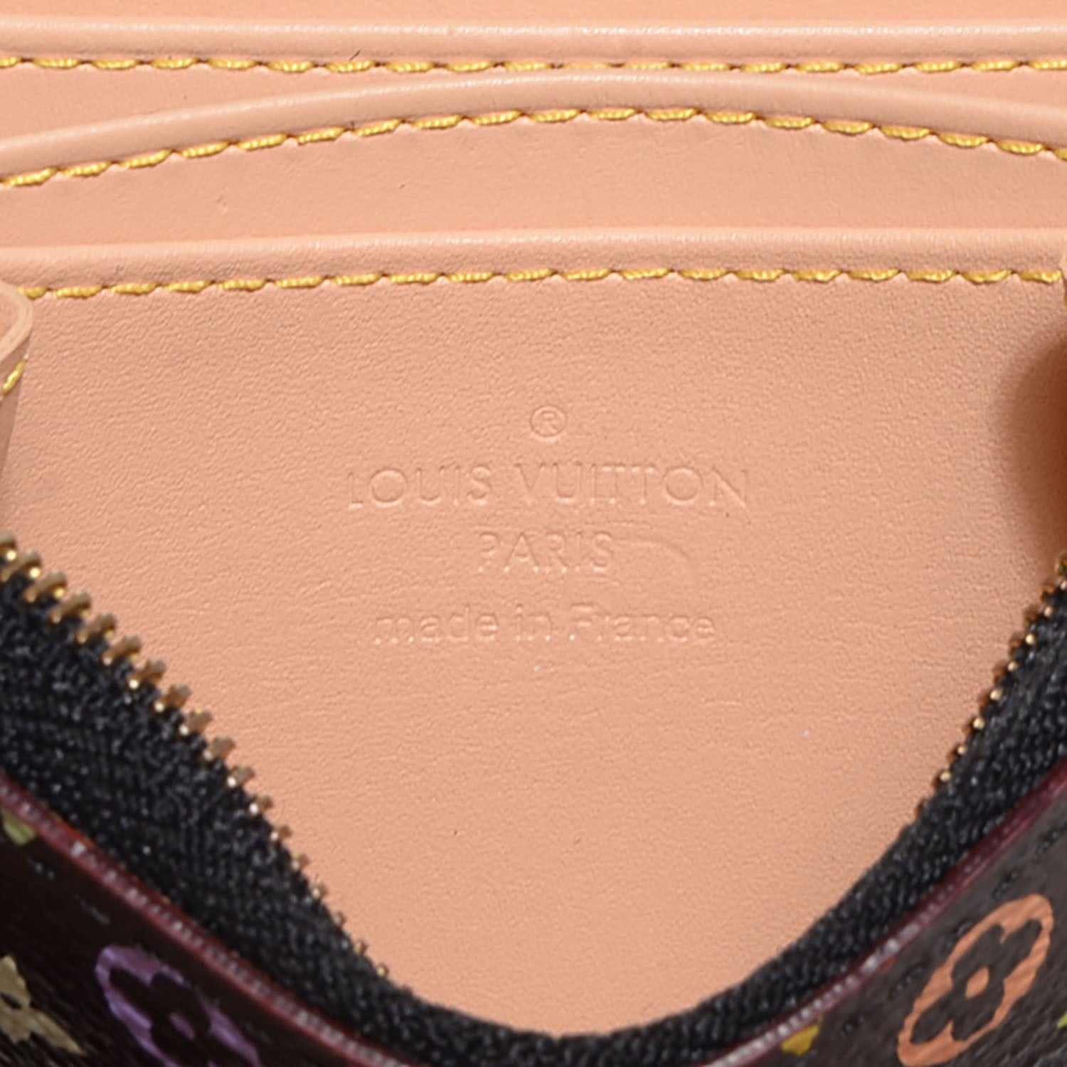 Louis Vuitton Monogram Multicolor Zippy Coin Purse Black 6 of 7