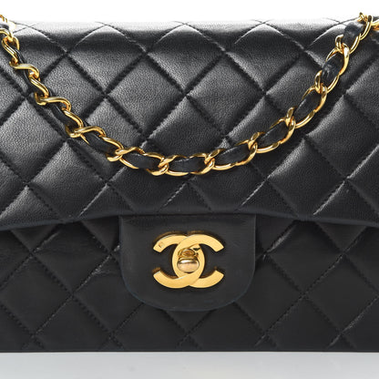 Chanel Lambskin Quilted Small Double Flap Black 8 of 21