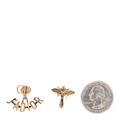 Christian Dior Metal J'Adior Earrings Aged Gold 2 of 4