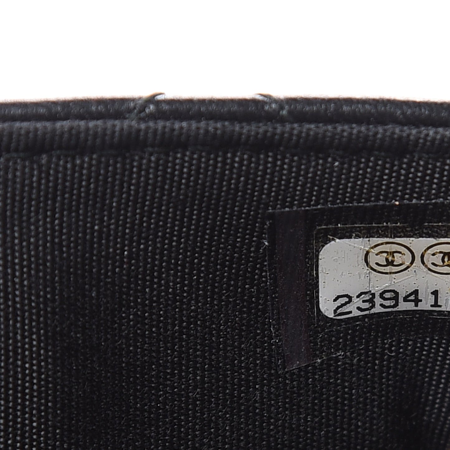 Lambskin Quilted Trendy CC Wallet On Chain WOC Black