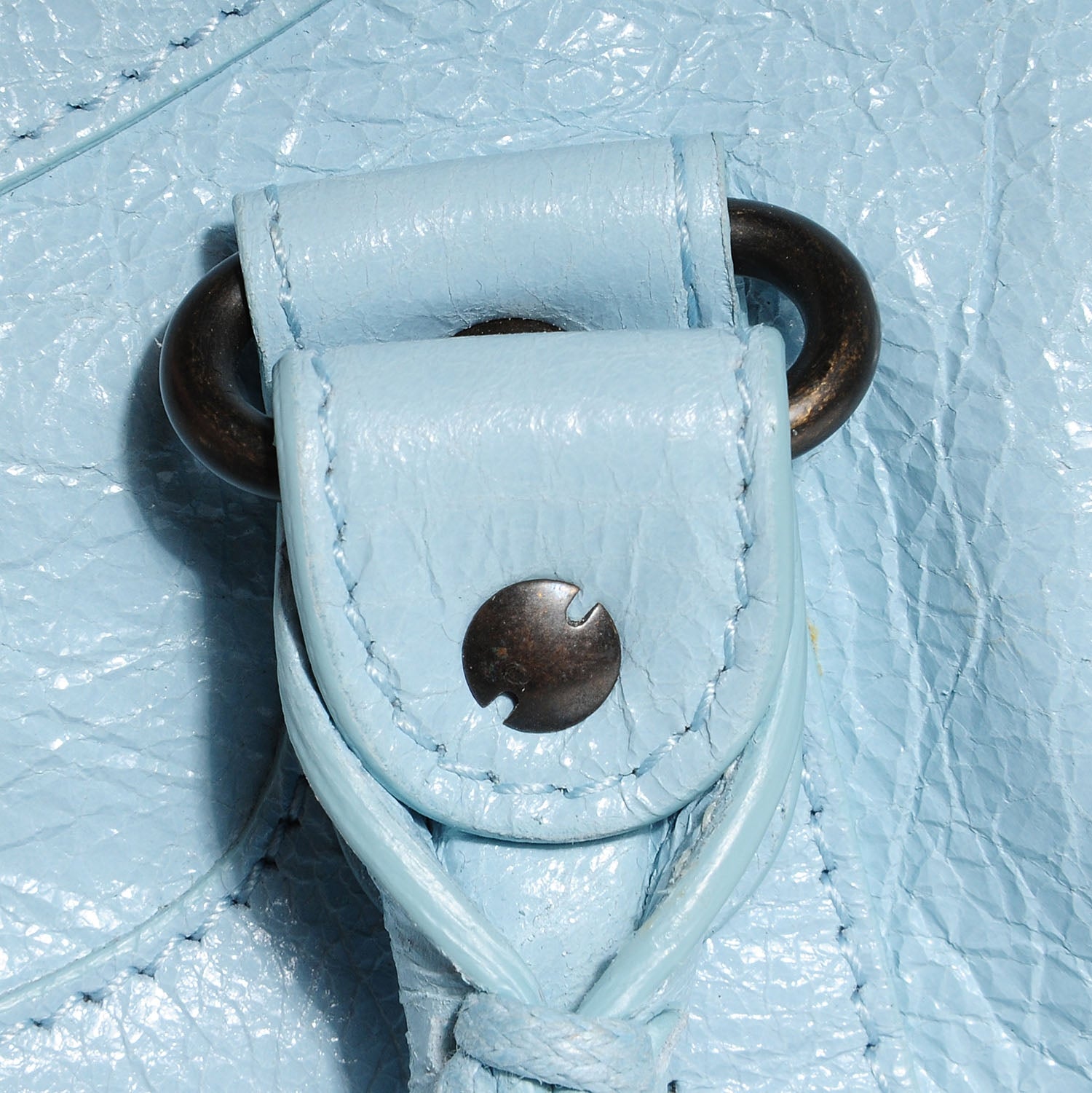 Balenciaga Agneau Classic Hardware City Bleu Dragee 14 of 17
