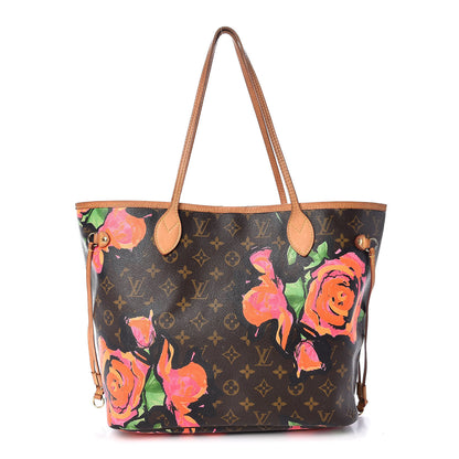 Louis Vuitton Monogram Roses Neverfull MM 1 of 21