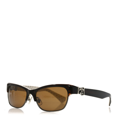 Chrome Hearts Acetate Love Glove Sunglasses Brown 1 of 6