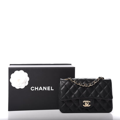 Chanel Caviar Quilted Mini Rectangular Flap Black 10 of 10