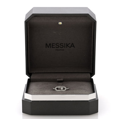 Messika 18K White Gold Diamond Large Move Uno Pave Ring 53 6.5 5 of 5