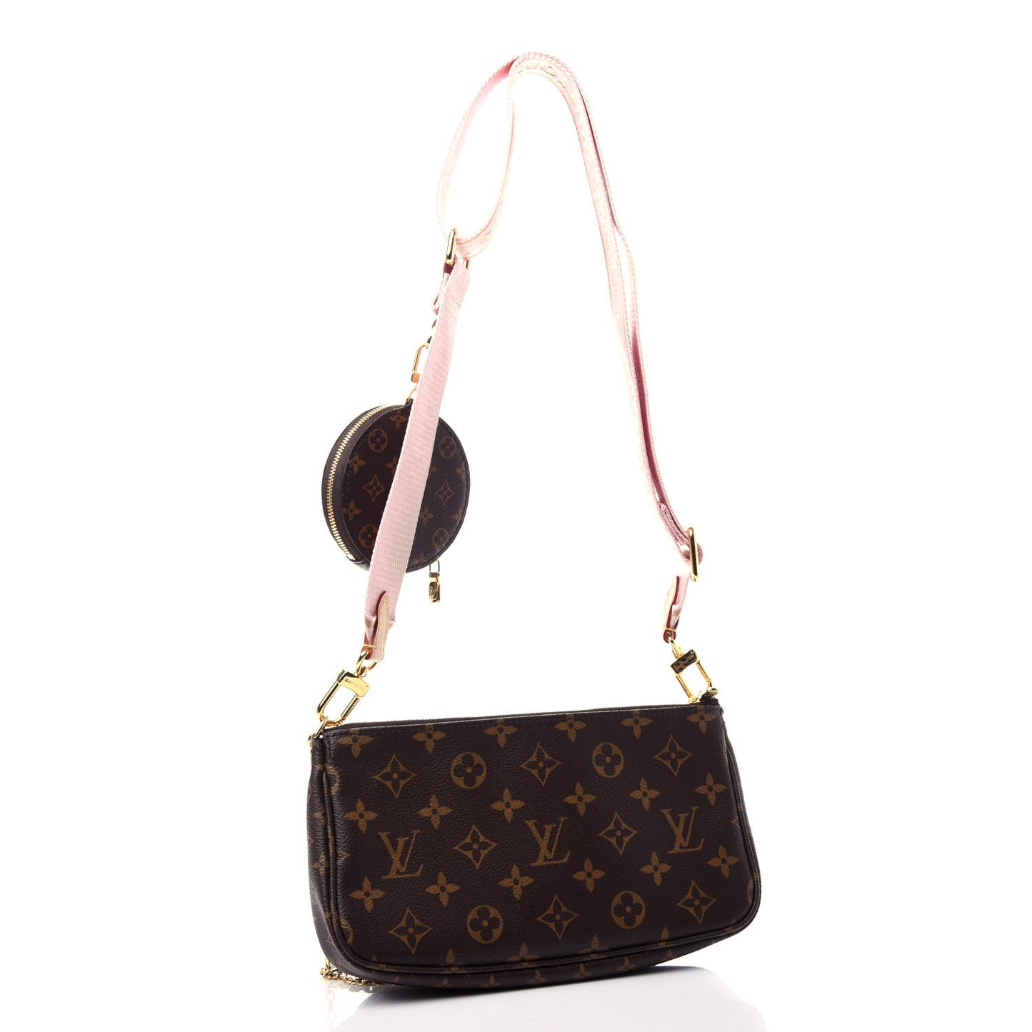 Monogram Multi Pochette Accessories Rose Clair