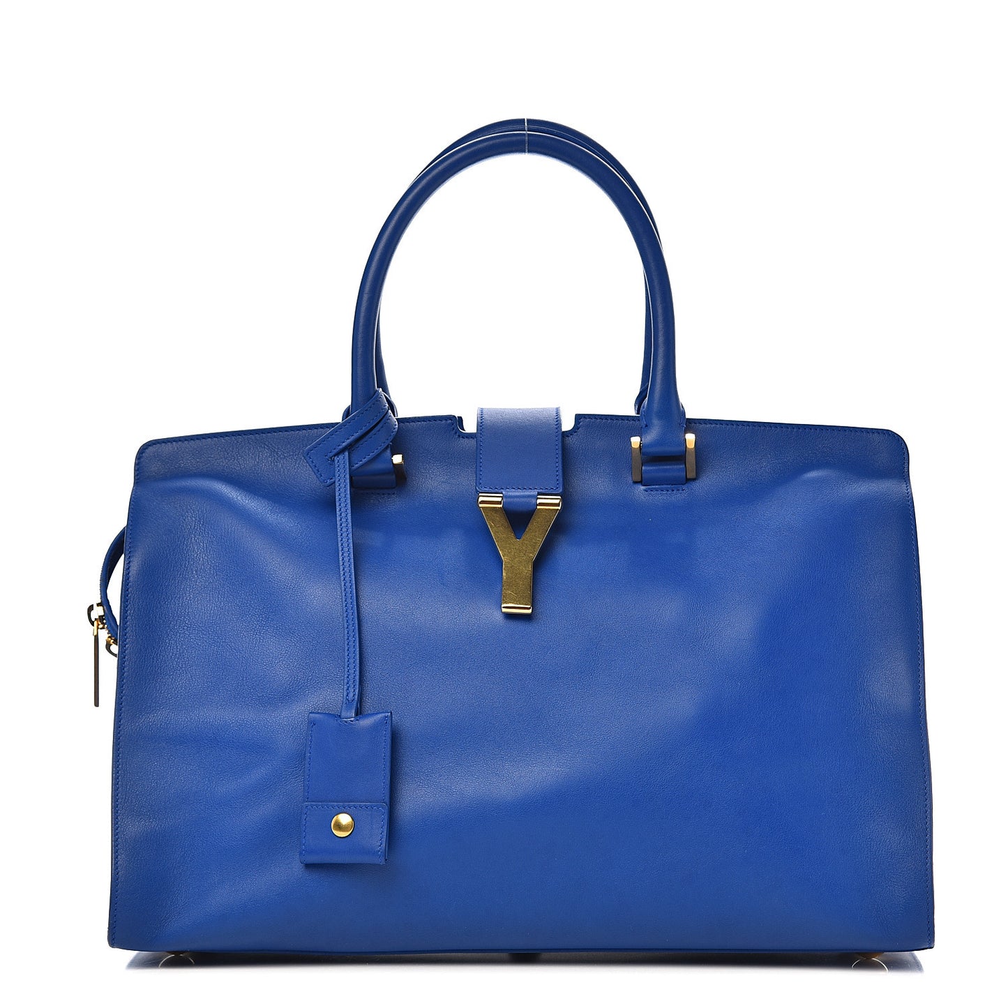 Calfskin Medium Classic Y Cabas Royal Blue