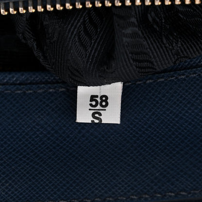 Prada Saffiano Small Galleria Double Zip Tote Bluette 8 of 13