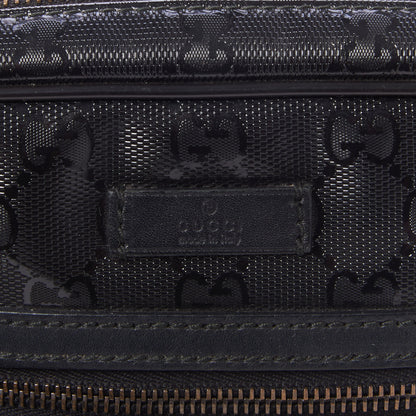 Gucci Imprime Monogram Small Shoulder Bag Black 7 of 8