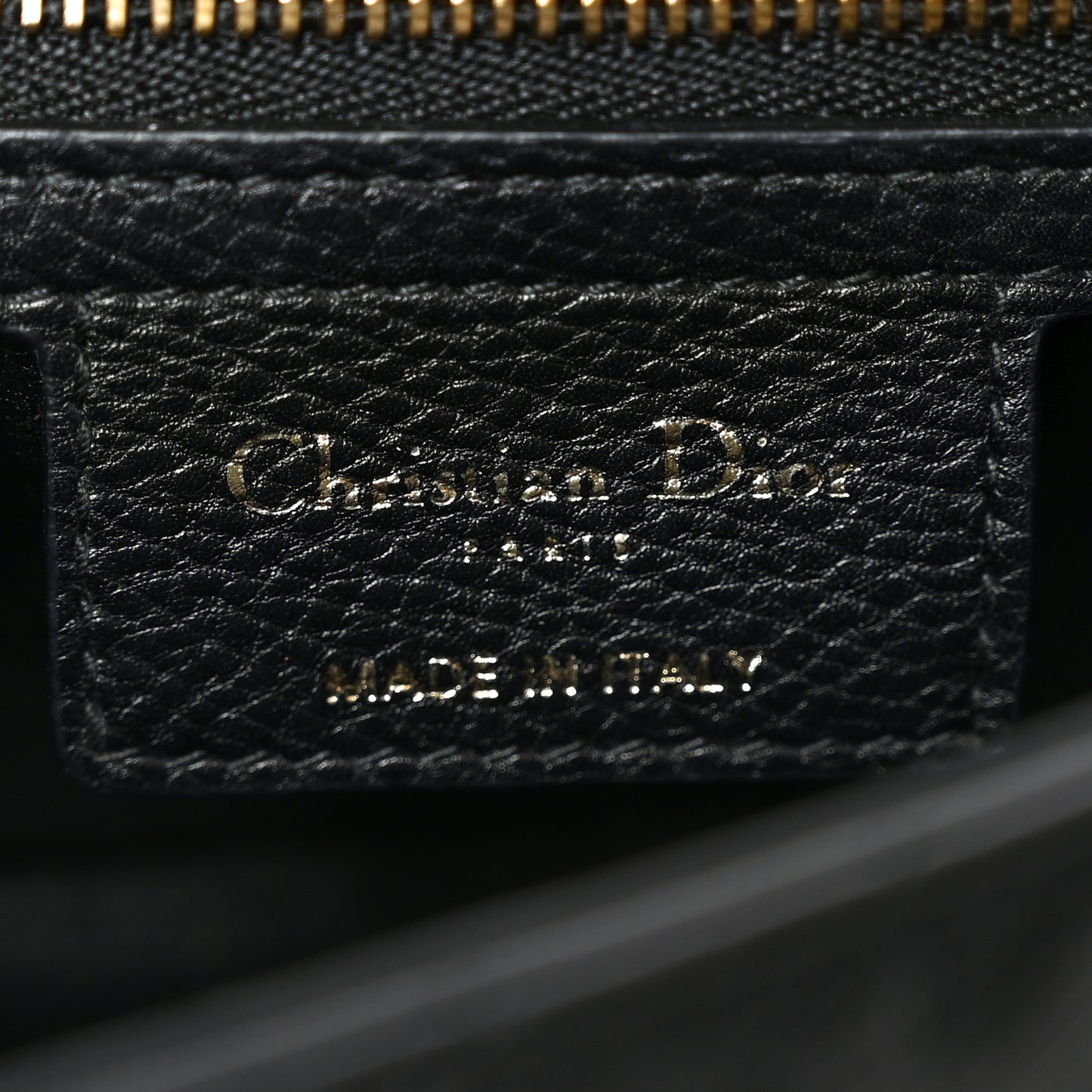 Calfskin Cannage Small Caro Bag Black