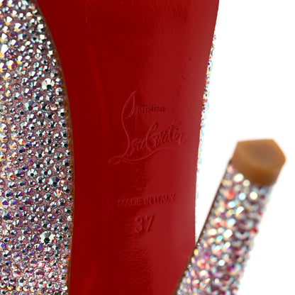 Christian Louboutin Crystal Strass Camilla 100 Pumps 37 Aurora Borea 7 of 21