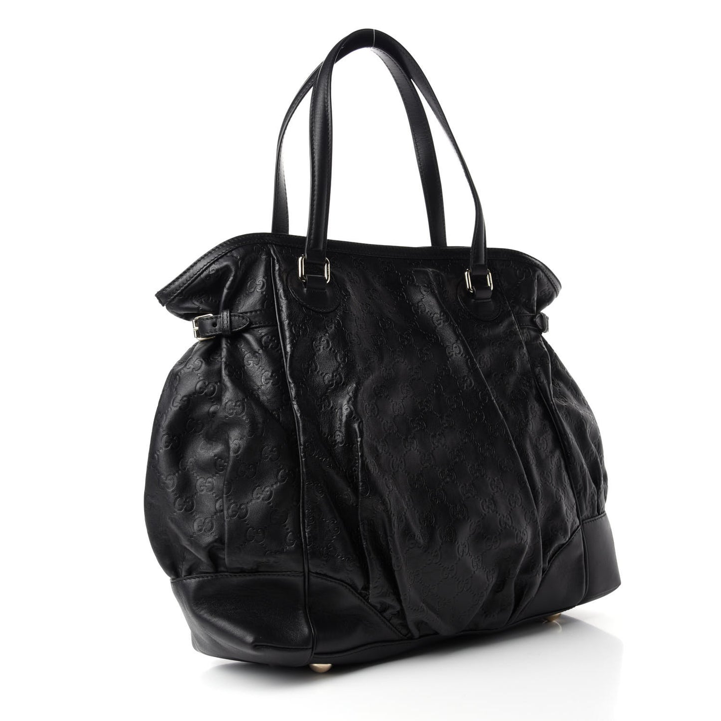 Guccissima Full Moon Tote Black