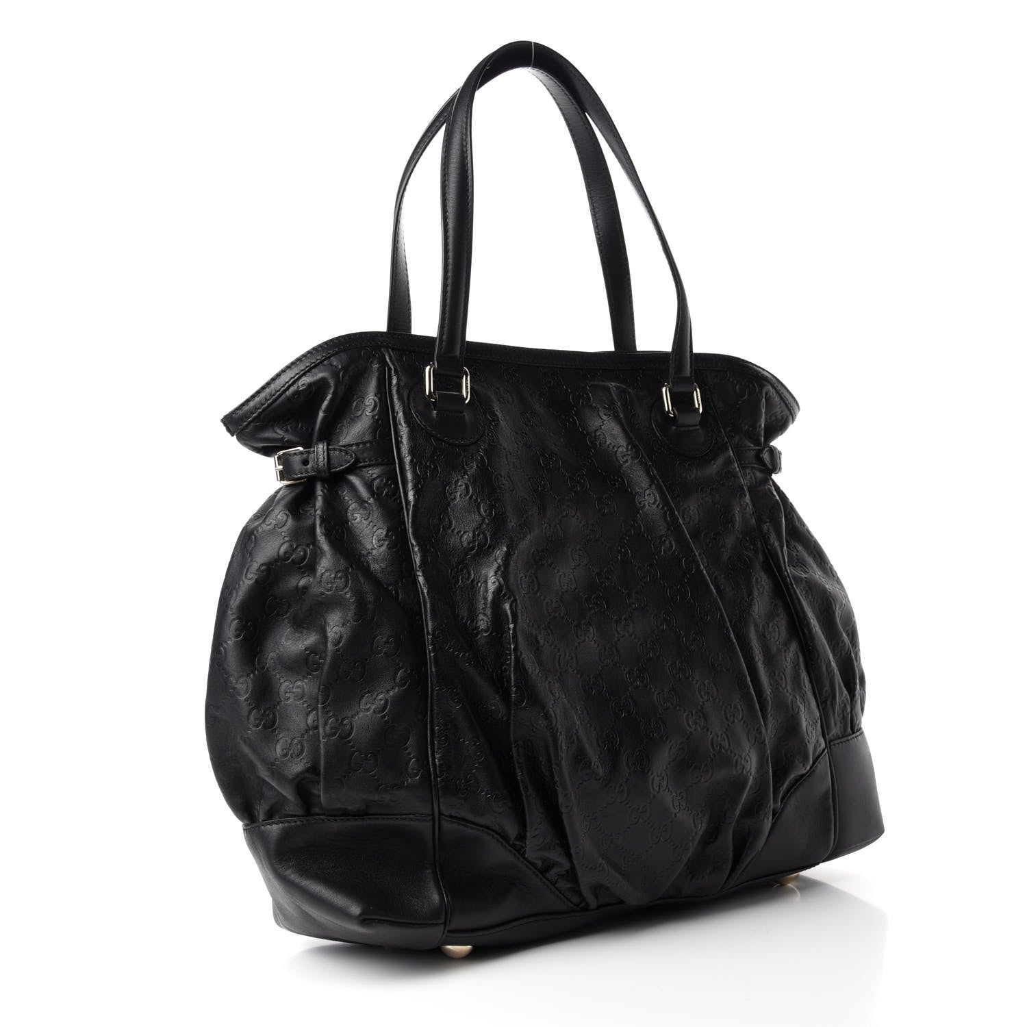 Gucci Guccissima Full Moon Tote Black 3 of 10