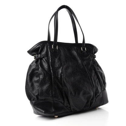 Gucci Guccissima Full Moon Tote Black 3 of 10