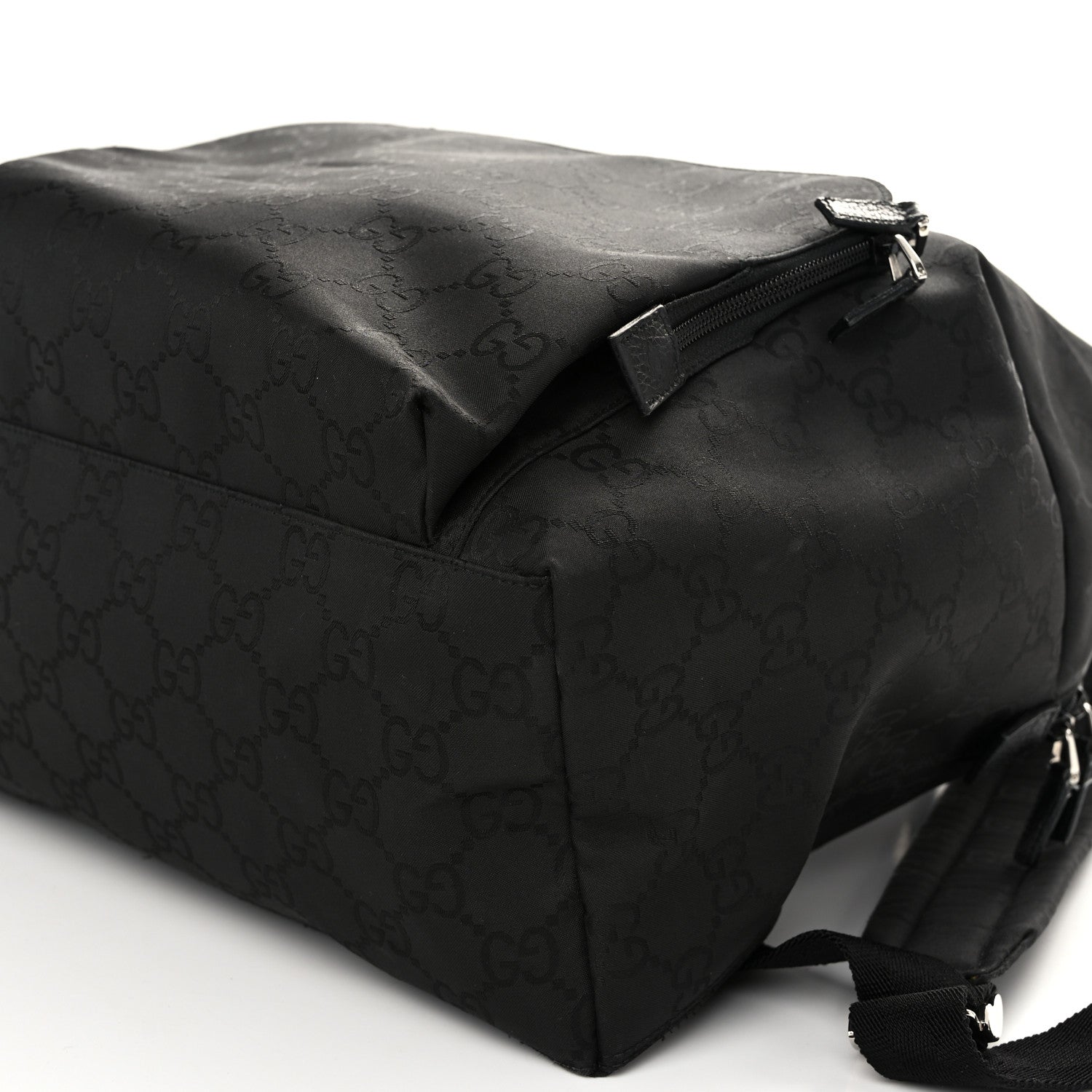 Gucci Nylon Monogram Medium Backpack Black 10 of 12