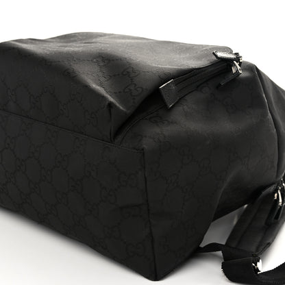 Gucci Nylon Monogram Medium Backpack Black 10 of 12