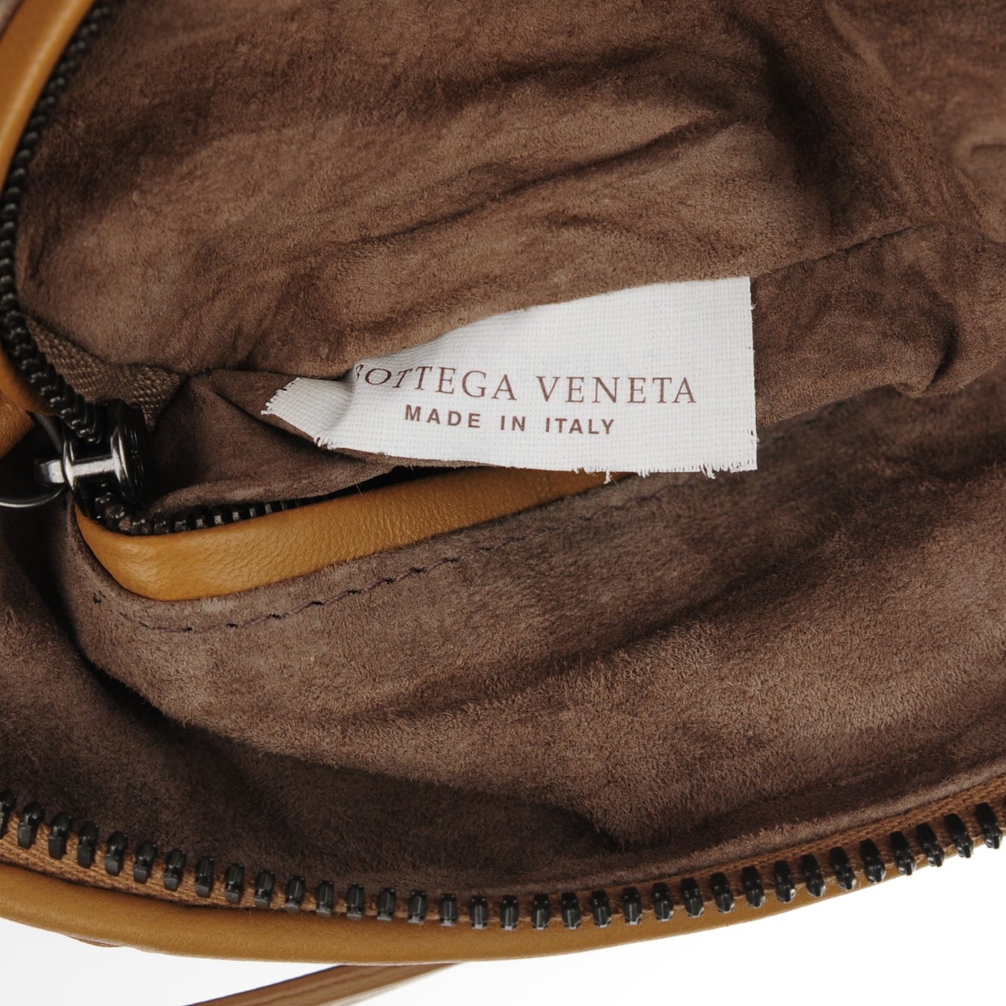 Nappa Intrecciato Pillow Crossbody Messenger Camel