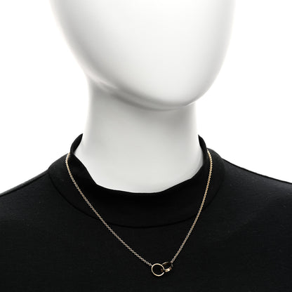 Cartier 18K Yellow Gold Interlocking LOVE Necklace 2 of 5