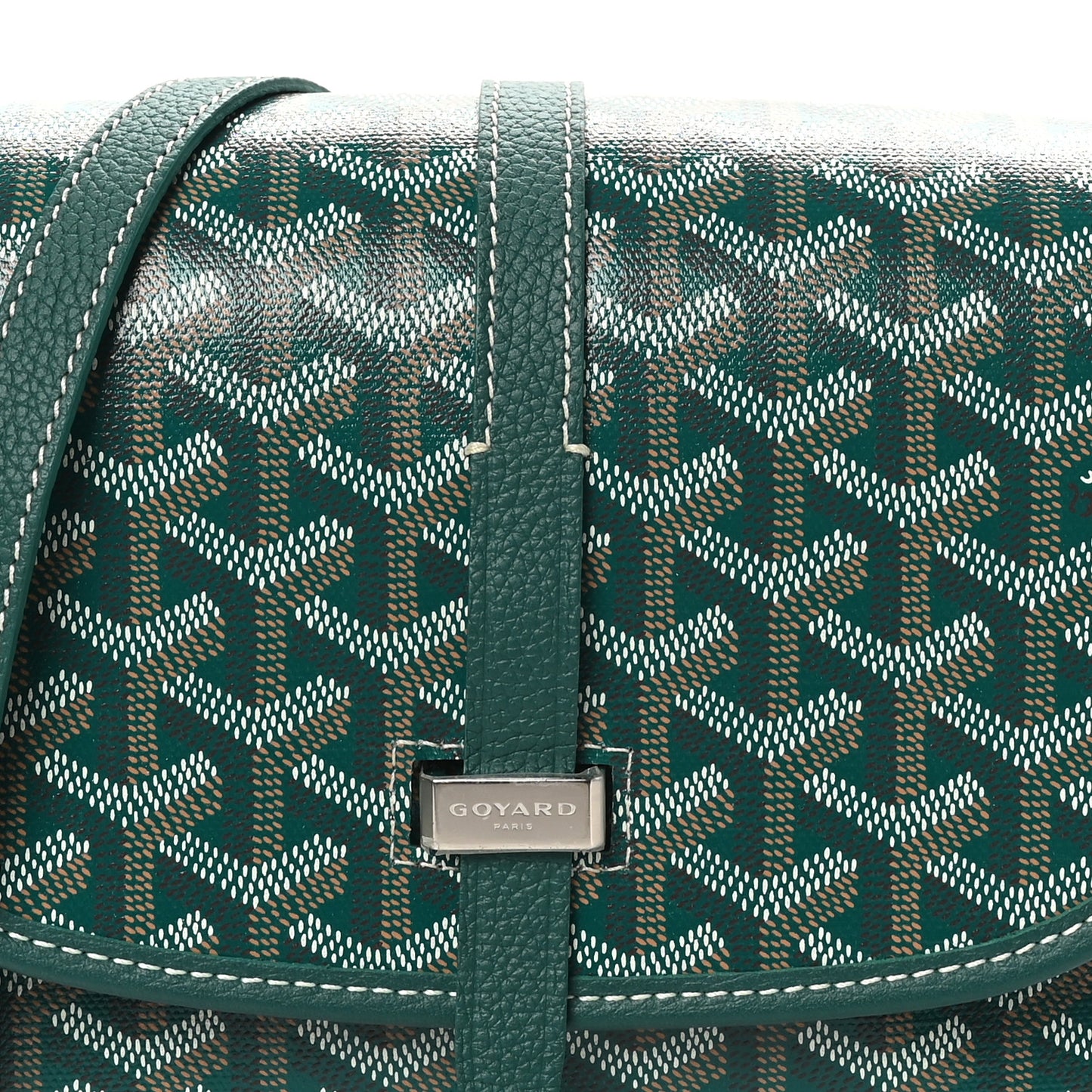 Goyardine Belvedere II PM Messenger Bag Green