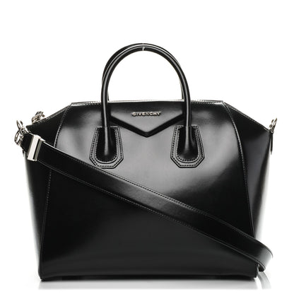 Givenchy Shiny Lord Calfskin Medium Antigona Black 1 of 7