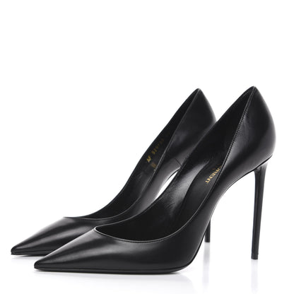 Saint Laurent Calfskin Zoe 105 Pumps 40 Black 3 of 9