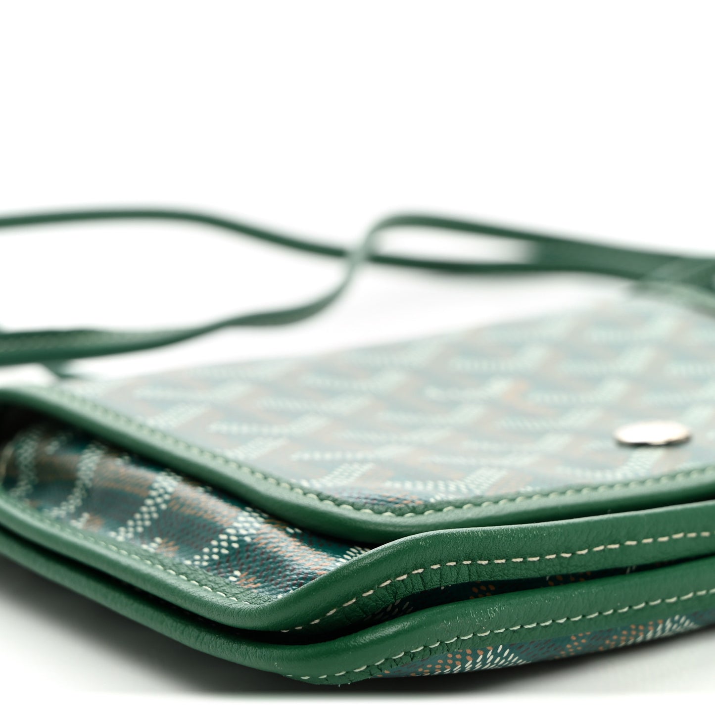 Goyardine Plumet Wallet Clutch Green