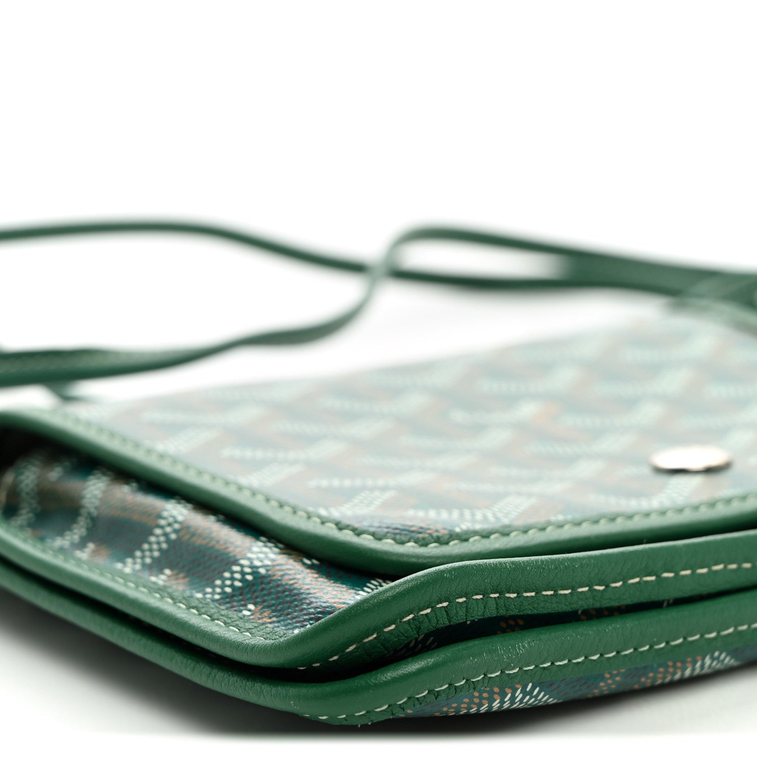 Goyard Goyardine Plumet Wallet Clutch Green 9 of 10