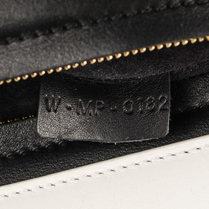 Celine Smooth Calfskin Suede Large Bi-Color Trapeze Black 7 of 8