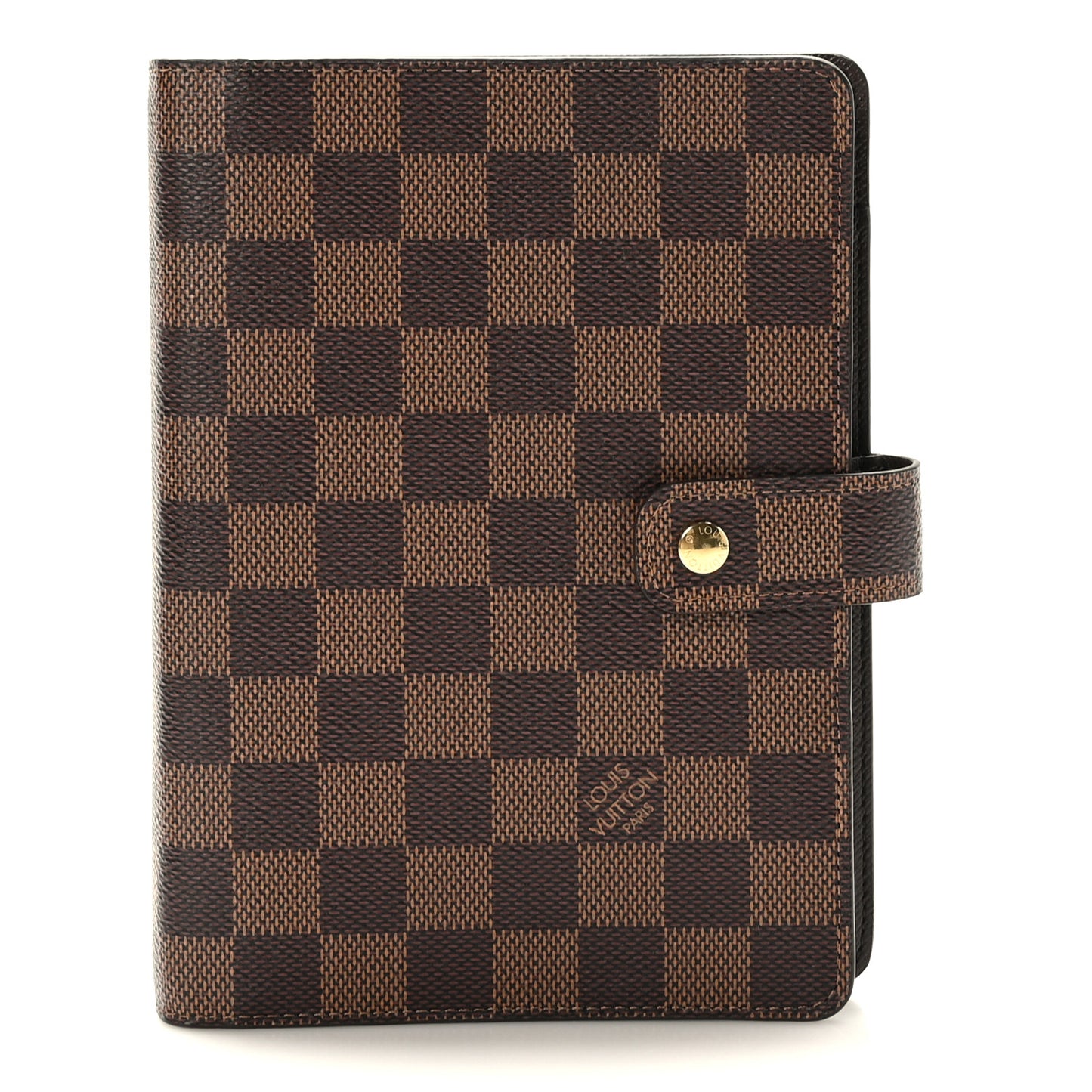 Damier Ebene Medium Ring Agenda Cover