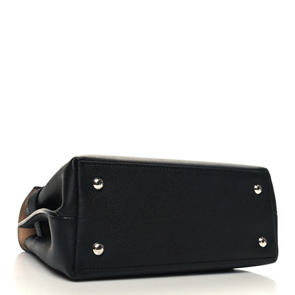 Louis Vuitton Calfskin Lockme Ever BB Black 4 of 9