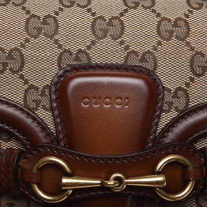 Gucci Monogram Small Lady Web Shoulder Bag Beige Cuir 8 of 8
