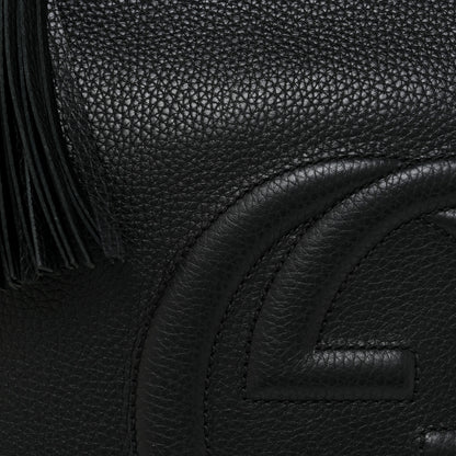 Gucci Pebbled Calfskin Large Soho Hobo Black 7 of 13