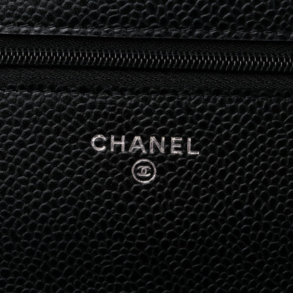 Chanel Caviar Quilted Wallet On Chain WOC Black 7 of 12