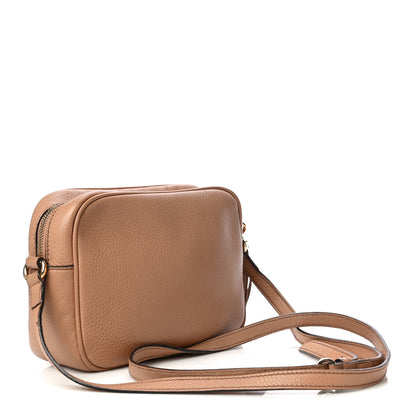 Gucci Pebbled Calfskin Small Soho Disco Bag Camelia 3 of 16