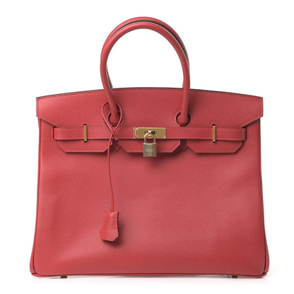 Hermes Epsom Birkin 35 Rouge Casaque 1 of 43