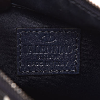 Valentino Garavani Nylon Camustars Medium Zip Pouch Marine Light Ivory 7 of 10