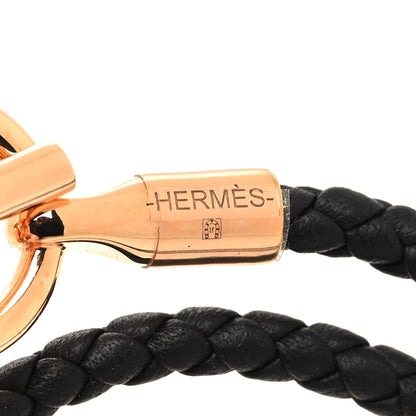 Hermes Swift Glenan Double Tour Bracelet T2 Black 4 of 6