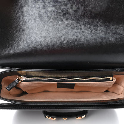 Gucci Azalea Calfskin Horsebit 1955 Shoulder Bag Black 4 of 4